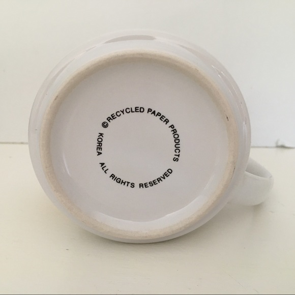 Vintage Christmas Mug Business theme Santa and reindeer John Richard Allen - Picture 9 of 14